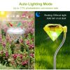 4Pcs Solar Garden Light Outdoor Diamond LED Light IP65 Waterproof Stake Decorative Lamp - White