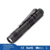 Mini Pen-Shaped Small Flashlight Aluminum Alloy Waterproof with Pen Clip Gift Lamp Small Flashlight - 8 8cm 1 section flashlight White