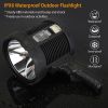 Rechargeable and Waterproof Handheld Trigger Spotlight