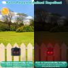 4Pcs Solar Predator Control Light Coyote Deterrent Deer Bird Repeller - Black