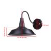 10.24 Wall-mounted Metal Light/Black - black