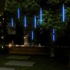 Meteor Lights 8 pcs 11.8" Blue 192 LEDs Indoor Outdoor - Blue