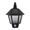 Solar Wall Lamp with Motion Sensor 2 pcs - Black