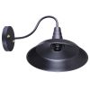 10.24 Wall-mounted Metal Light/Black - black