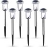 Solar Pathway Lights, Solar Garden Lights Outdoor White, Waterproof Led Path Lights for Yard, Patio, Landscape, Walkway - 12pcs