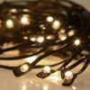 30 LEDs Solar String Light Warm White For 8 9 6rib WD Umb - As Picture