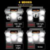 5 LED USB Rechargeable Headlamp; Portable Built-in 18650 Battery Head Flash Light; Waterproof For Expedition Outdoor Camping Fishing - Silvery