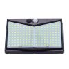 208LED Solar PIR (Automatic Human Body Induction) Garden Waterproof Outdoor Wall Light/Lighting Customized  - Black