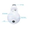 360Â° Panoramic Hidden Wifi IP Camera Light Bulb Home Security Lamp Cam HD 1080P - White