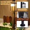 Outdoor Pathway LED Lights IP44 Waterproof Garden Lantern Modern Landscape Lighting - DARK GREY800