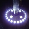 UFO 360 Patio Umbrella Light with 28 LED Ring - Silver