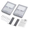 2 Pack Motion Sensor Flood Light 18 LED 300LM Waterproof Security Lighting Wireless Wall Lights For Outside Patio Garden - Wall Lights