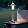 Battery Power Portable Lantern Camping Light Lamp - Lamp A6 - Black