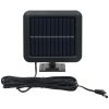 Solar Lamp with Motion Sensor LED Lights White - Black