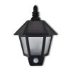 Solar Wall Lamp with Motion Sensor - Black