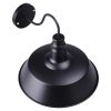 14in Wall-mounted Metal Light/Black - US