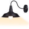 10.24 Wall-mounted Metal Light/Black - black