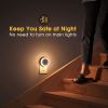 Portable Nightlight with Light Sensors LED Night Light for Kids Room Bathroom Night Light - Amber light