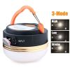 Outdoor Led Disc; Bright Hanging Light; Energy Saving Camping Tent Light; Mine Light Mode Adjustment; Outdoor Lighting Equipment - Orange